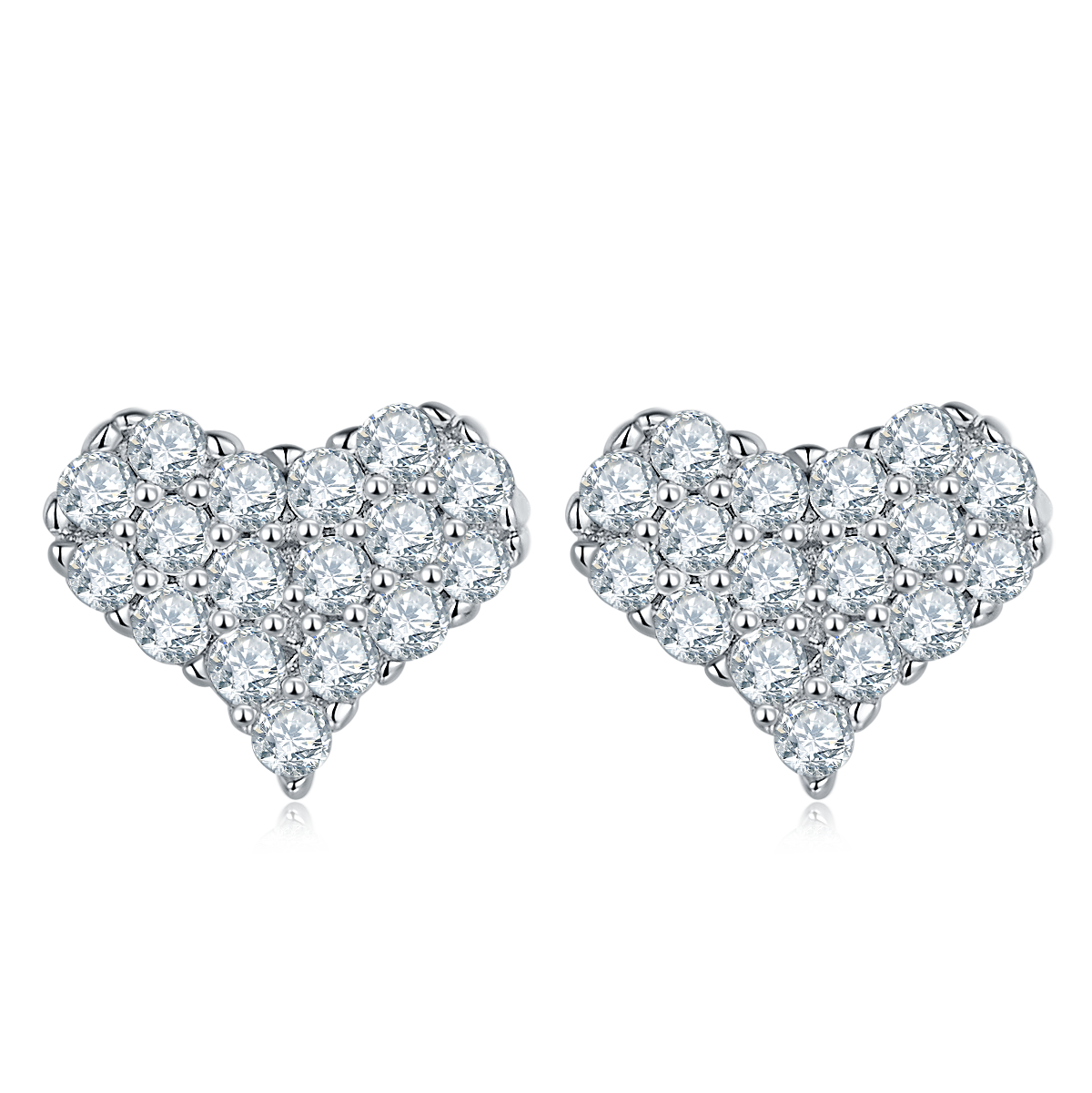 At first sight, I fell in love with Moissanite pendant earrings bracelet set